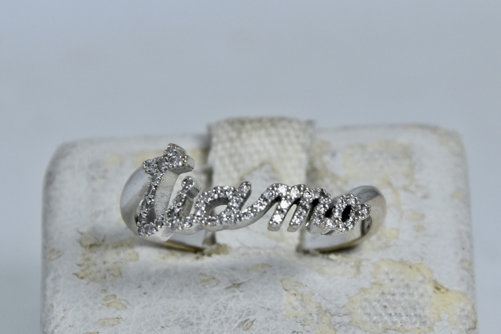 Immagine di ANELLO "TI AMO" DIAMANTI